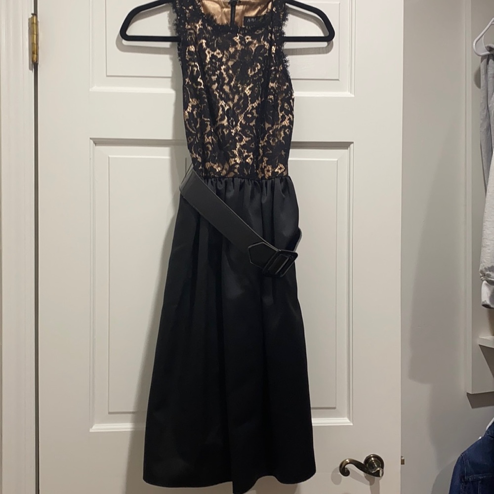 A.B.S collect Black MIDI dress